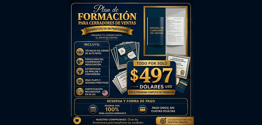 Closer de venta profesional